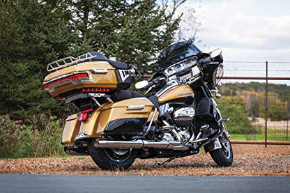 Kuryakyn 8956 Tour-Pak Trunk Luggage/Storage Rack Accessory: Relocator Kit for 2014-19 Harley-Davidson Motorcycles, Black - style: 2014-2019 Models