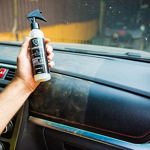 Grand Slam 3-Pack - Includes Tire Shine Gel (8oz), Car Scratch Remover (4oz), Water-Repellent Vinyl and Car Leather Protector (8oz), 2 Microfiber Towels - color: Grand Slam