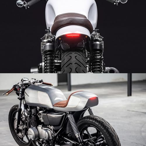 Motorcycle Tail Light Strip mini Brake light Red Running license Plate Light 12V With Bobber Chopper ATV Dirt Bike