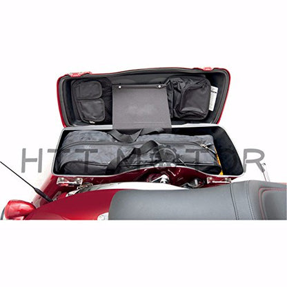 LA01- Saddlebag Lid Organizer Set Compatible with Harley Davidson Touring Models 93-13 - size: Saddlebag Lid Organizer