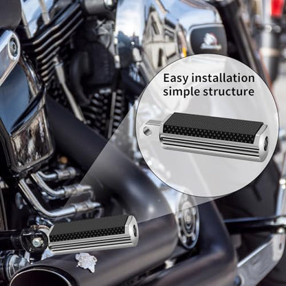 CNC Footpeg Footrest Fit For Harley Street Glide, Road Glide, Road King, Sportster 883, Dyna, (Softail 1986-2017) Foot Pegs - color: C Black