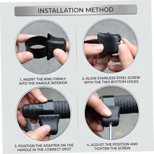Motorcycle Throttle Assist - Assist for Long Rides Fit Throttle Grip Helper Reduce Hand Fatigue for Handlebar Diameter Within 1.34 Inch ;1 ;1