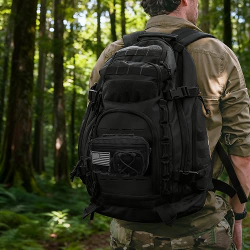 Tactical Molle Utility Pouch, Compact EDC Tool Pouch Bag Tactical Phone Pouches Medical EDC IFAK Pack Mini Waist Pouches - color: Black New