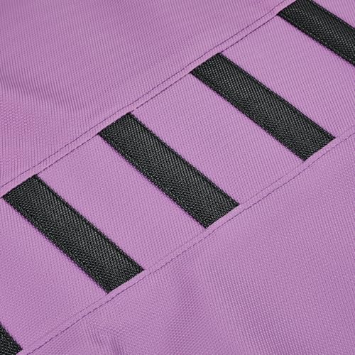 Electric Dirt Bike Seat Cover for Tutti Soleil 01,Black Stripe Non-Slip Motorcycle Cushion Cover for Tuttio Soleil01-Purple - color: Purple
