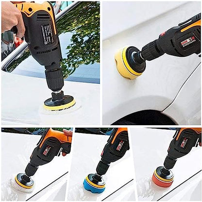 11 Pcs Polishing Pads Kit,3 Inch Sponge Buffing Pads,Buffer for Car Detailing, Polishing Wheel for Drill,Car Buffer Polisher Kit Drill Buffing Kit for Car Polishing, Waxing, Sealing Glaze - style: 3 Inch 11 Pcs