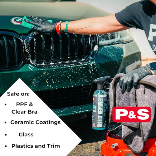 P&S Professional Detail Products Bug Off Insect Remover – Industrial-Strength Bug Splatter Cleaner, Safe for Paint, Trim & Grills, Pre-Wash Treatment, Easy Spray & Rinse Formula - 1 Gallon - size: 1 Gallon