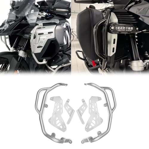 For R 1300 GS Adventure R1300GS ADV r1300gs adv 2026 2025 2024 New Motorcycle Accessories Bumpers Anti-Roll Bars Frame Protectors Engine Guards Tank Guards and Anti-Fall Accessories (White) - color: White