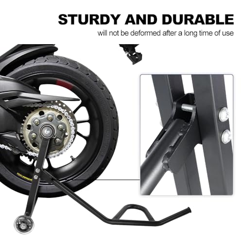 Xitomer 21.5mm Pin Motorcycle Rear Wheel Stand Fit for VFR800 VTEC, Multistrada 1100, Hypermotard 1100/796, Monster 1100/796, Monster S2R Single Sided Rear Paddock Stand Single Arm Paddock Stand