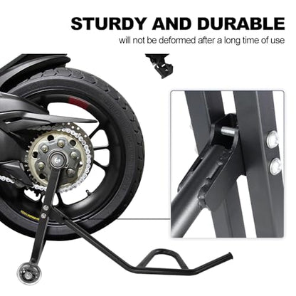 Xitomer 21.5mm Pin Motorcycle Rear Wheel Stand Fit for VFR800 VTEC, Multistrada 1100, Hypermotard 1100/796, Monster 1100/796, Monster S2R Single Sided Rear Paddock Stand Single Arm Paddock Stand