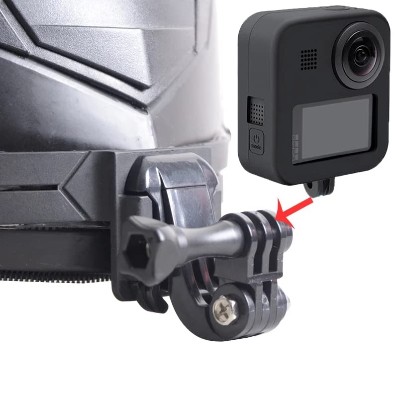 Motorcycle Helmet Chin Stand Mount Holder for Insta360 One RS R GoPro 10 9 Full Face Holder for DJI Action 2 Camera Accessories