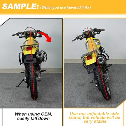 Motorcycle Kickstand Side Stand Fit for CR125R CRF250R CRF450X CRF450R Foot Side Support