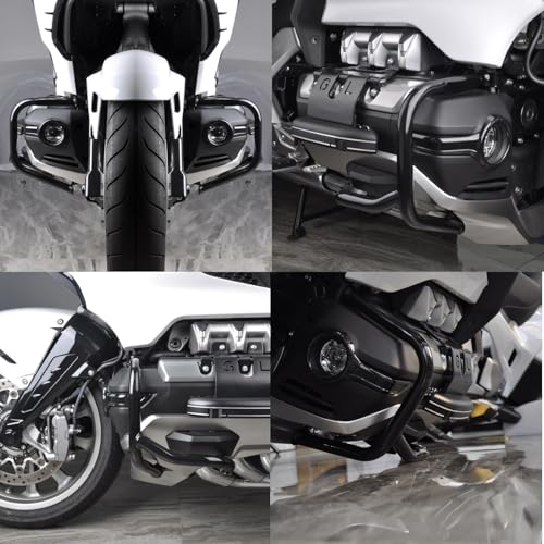 Panical Highway Engine Guard Crash Bumper Frame Protection Bars for Honda Goldwing GL1800 F6B GL1800B Dct Tour Airbag Motorcycle 2018-2026 Black Accessories