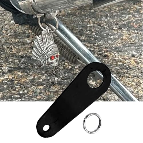 Motorcycle Bell Hangers Guardian Bell Hanger with Split Ring, 2 Pieces Luck Riding Bell Hangers, Universal Fit for Any Bells
