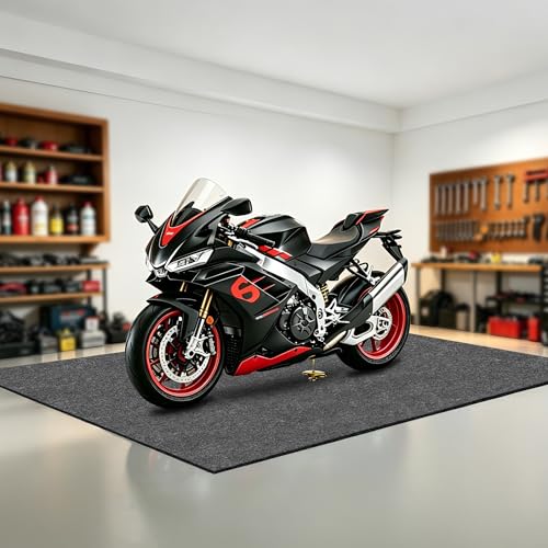 Garage Floor Mats for Small Vehicle,7'4''X8'4''Oil Spill Garage Mat for Under Car/Golf Carts/ATV/Motorcycle,Absorbent Waterproof Non-Slip Backing,Reusable Washable Mat Protect Floor Surface Clean - size: Garage Floor Mat 7'4'' x 8'4''-1PK