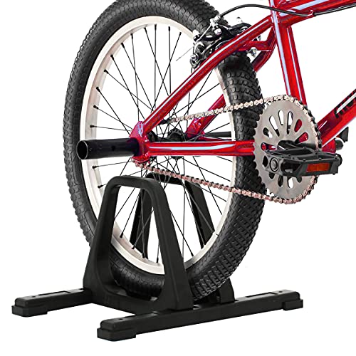 Bike Rack – Dual Bicycle Stand for Mountain, Road, or Kid’s Bikes – Indoor or Outdoor Steel Bicycle Storage – Tire Rack for Truck by RAD Cycle - style: One Bike