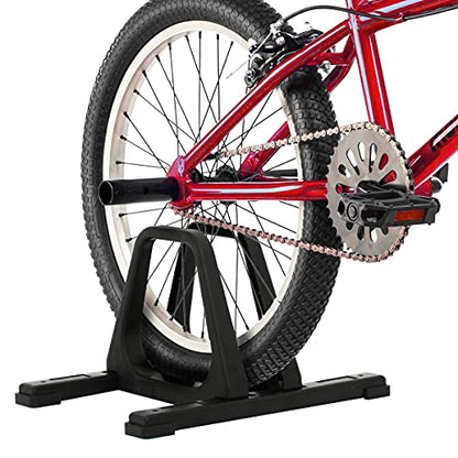Bike Rack – Dual Bicycle Stand for Mountain, Road, or Kid’s Bikes – Indoor or Outdoor Steel Bicycle Storage – Tire Rack for Truck by RAD Cycle - style: One Bike