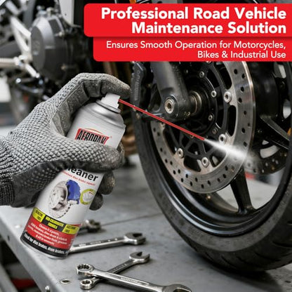 Chain Lubricant & Brake Cleaner Kit—Waterproof, Rust-Proof, Corrosion-Resistant Chain Lubricant + Chlorine-Free Brake Cleaner Spray | Suitable for Motorcycles, Bicycles, Cars, and All Vehicles