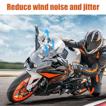 Motorcycle Windshield Extension for BMW F850 GS 2018-2022, Adjustable Clip-On Windscreen Spoiler Deflector Acrylic Windshield Extender Reduce Wind Noise,B - color: B