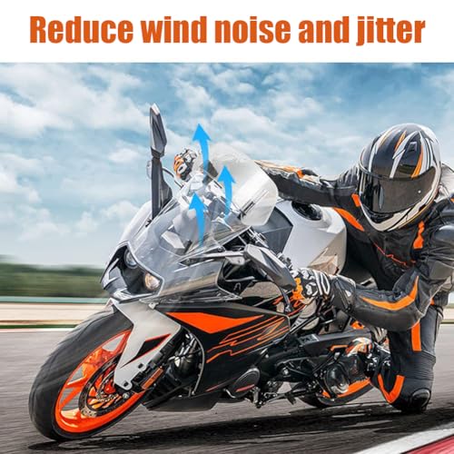 Motorcycle Windshield Extension for BMW F850 GS 2018-2022, Adjustable Clip-On Windscreen Spoiler Deflector Acrylic Windshield Extender Reduce Wind Noise,A - color: A