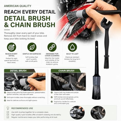 Sutekus 8Pcs Car Wheel Cleaning Kit, Tire & Rim Detailing Set with Hard Reach Bendable and Stiff Tire Brushes, Microfiber Mitt & Towel for Car Motorcycle SUV