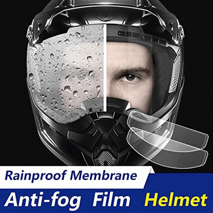 Motorcycle Helmet Anti - Fog Helmet Film Universal Motorcycle Protective Transparent for Rain Patch Ultra Clear Mist Visor Goggles Stickers