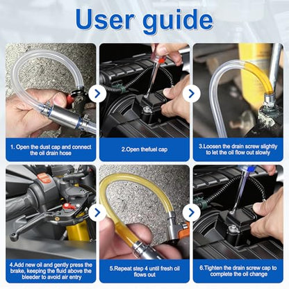 GaRhomxy Brake Bleeder Kit - 2PCS One Way Check Valve Brake Bleeder Hose, One Man Brake Bleeder Tool with Clamps & Nozzle Caps, Universal Brake Fluid Bleeder Kit for Car Motorcycle - size: 2PCS
