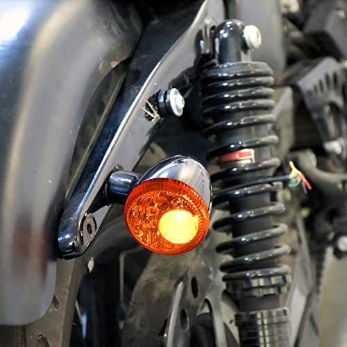 Motorcycle Amber Turn Signal Running Indicator Light Fit For Harley XL883 XL1200 Sportster 1992-2023