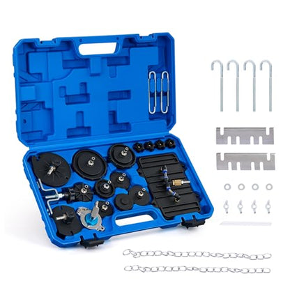 Orion Motor Tech Brake Master Cylinder Bleeder Kit, Brake Bleeder Kit with 12 Master Cylinder Adapters, Brake Bleeding Tool Compatible with Lexus BMW Toyota Audi More, Brake Fluid Bleeding Kit