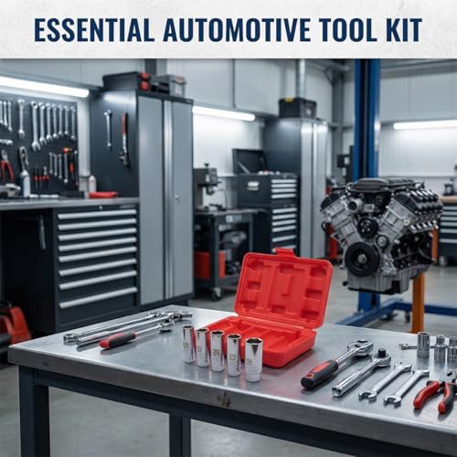 5PCS Magnetic Spark Plug Socket Set, Includes 14mm, 16mm Thin Wall Sockets and 9/16-inch, 5/8-inch, 13/16-inch Sockets, Universal Spark Plug Removal Tool Accessories for SUV, Truck(1Set) - size: 1Set