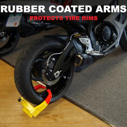 TRIMAX TCL65 - Trailer Wheel Lock - Fits 6"-10.5" Tires - Wheel Boot Lock for Trailer, Car, Truck, Boat, ATV, Camper, and More - style: TCL65