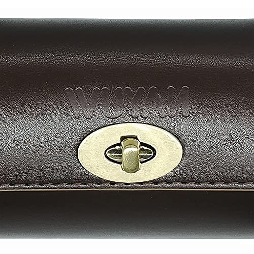 WUYAN Bike Handlebar Leather Bags Under Seat Retro Classical Mountain MTB Road Bike Leather Bag for Cell Phone， Saddle Tail Rear Pouch Seat Storage Cycling Case Carry Accessories - color: Dark brown