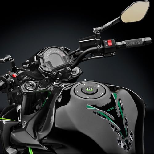 3D Motorcycle Tank Pad Gas Tank Protector Compatible with Z900 Z900RS Z900SE XSR900 Tracer900 F900R F900XR 3D Anti Slip Tank Pad Stickers Gas Oil Fuel Tank Pad Protectors - size: 900