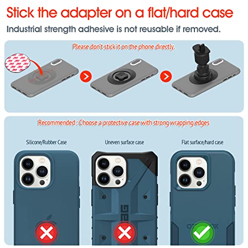 sincetop Car Phone Mount with Lock Hook, Horizontal Vent Fin Holder, One Hand Quick Mount & Release - color: Car Phone Mount【Air Vent Hook】