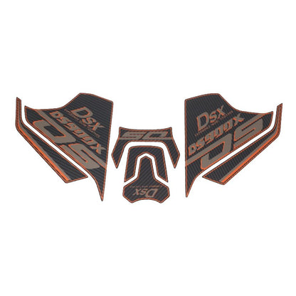 Motorcycle Tank Pad Kit Gas Tank Sticker, Side Knee Grip Fuel Tank Protector Decal Fit for VOGE DS900X 2024-2025