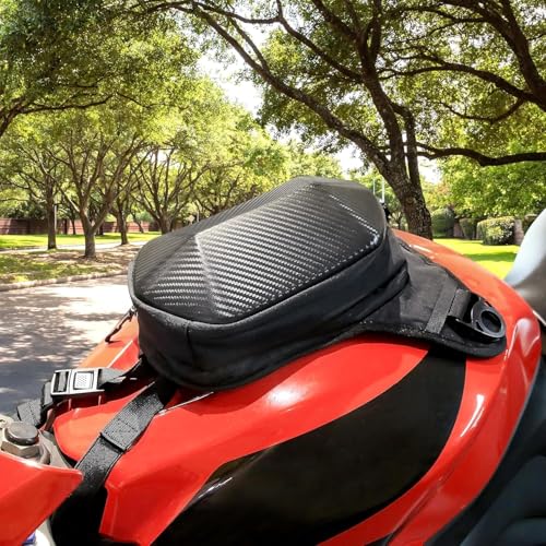 MZS Motorcycle Tank Bag, 4.5L Hard Shell Drop Leg Bag Thigh Waist Pack Magnetic Storage Bags for Men Women Cycling Hiking Running Black - size: 4.5L