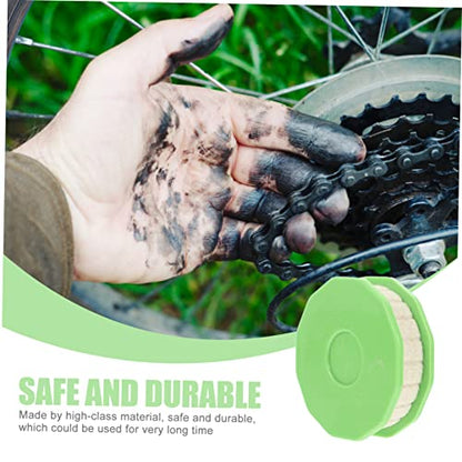 2pcs Bicycle Oiler Mountain Bike Lubricator Bike Oil Mountain Cycle Lubricator Bike Lubricant Chain Wax - color: Light Green