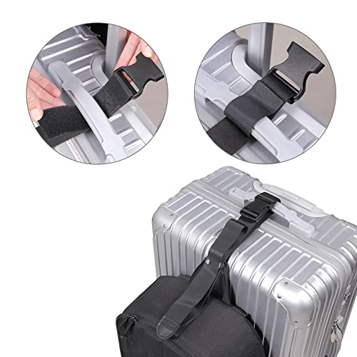 Vigorport Luggage Connector Straps, Add a Bag Suitcase Strap Belt, Luggage Clip Link, Multi Adjustable 1.5" W Travel Attachment Accessories for Carry on Bag Stacker - 2 Pack - size: 1.5''W X-Large