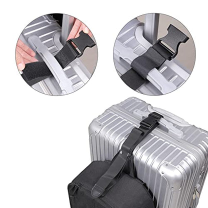 Vigorport Luggage Connector Straps, Add a Bag Suitcase Strap Belt, Luggage Clip Link, Multi Adjustable 1.5" W Travel Attachment Accessories for Carry on Bag Stacker - 2 Pack - size: 1.5''W X-Large