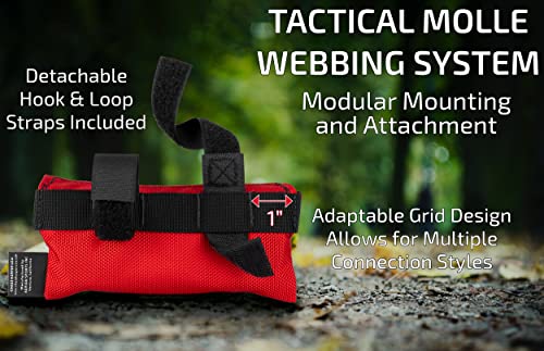 Chase Harper USA 9100 - Buddy Tow - Tough Military spec Nylon Webbing (1785 lb. Test) 12' x 1" - Red - color: Red, size: 1" Webbing