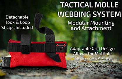 Chase Harper USA 9100 - Buddy Tow - Tough Military spec Nylon Webbing (1785 lb. Test) 12' x 1" - Red - color: Red, size: 1" Webbing
