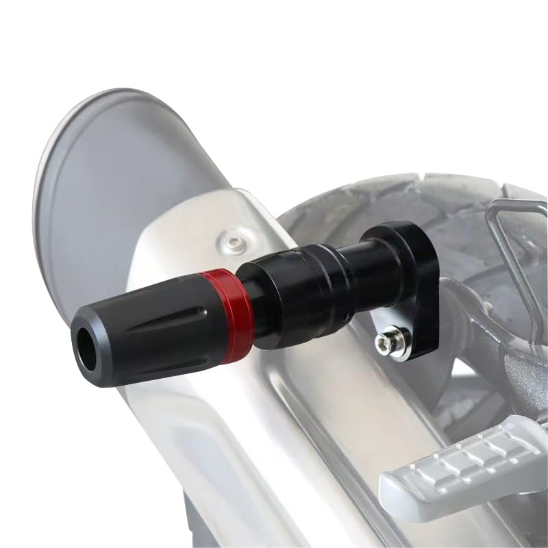 Rear Frame Slider CNC Aluminum Crash Pad Replacement for NINJA400 Z400 2018-2022 / NT1100 2022-2023 / Rebel 300 500 CMX 300 500 Motorcycle Frame Fairing Protection(Red) - color: Red