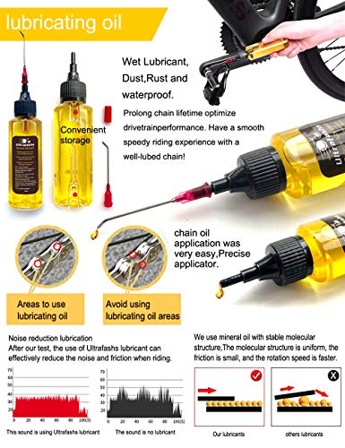 Bike Cleaning Kit - Complete Bicycle Maintenance Set with Degreaser, Lubricant, Chain Scrubber & Brushes for Mountain, Road, MTB, E-bikes - style: Chain Cleaner Kit--7 pcs