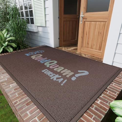 Custom Door Mats Personalized Commercial Floor Mat with Any Logo Text Entryway Welcome Doormat Non-Slip Rugs for Business Indoor Outdoor - size: 4' x 8' (Rectangular)