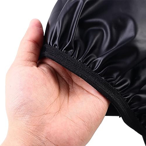 Leadigol Motorcycle Seat Cover,PU Leather Waterproof Breathable Electric Vehicle Black Motorbike Seat Protector Scooter Sun Pad Dust Protector Rainproof Waterproof Sunscreen Cushion Cover