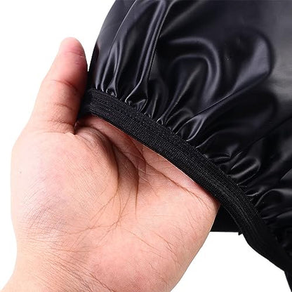 Leadigol Motorcycle Seat Cover,PU Leather Waterproof Breathable Electric Vehicle Black Motorbike Seat Protector Scooter Sun Pad Dust Protector Rainproof Waterproof Sunscreen Cushion Cover