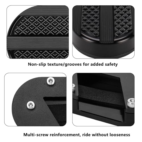 Motorcycles Foot Brake Lever Pedal Enlarge Extension Rear Brake Peg Pad Extender Compatible with Harley Softail Fat Bob (FXFB) 2018-ON and 114 (FXFBS) 2018-ON
