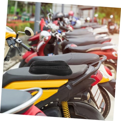 Amosfun Motorcycle Seat Cushion Pad Honeycomb Gel Design Breathable Motorcycle Seat Cover for Long Rides Fit for Motorcycles Electric Bikes