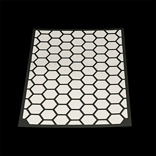 RydeSafe Reflective Decals - Hexagon Kit - Large - color: Black