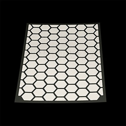 RydeSafe Reflective Decals - Hexagon Kit - Large - color: Black
