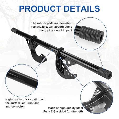 Front Highway Foot Pegs Engine Guard Crash Bar Frame Slider Fit for Harley Softail Street Bob Low Rider Lowrider S/Lowrider ST/Standard Heritage Classic FXST FXLR S ST FXBB 2018-2026 Accessories